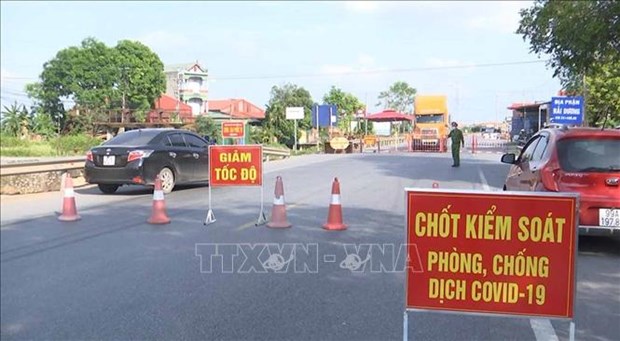 COVID-19 Bac Ninh applique la distanciation sociale dans un district